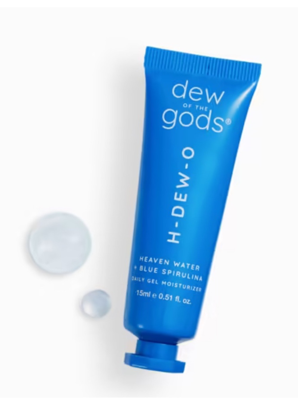DEW OF THE GODS H-DEW-O Blue Spirulina Daily Gel Moisturizer NWT